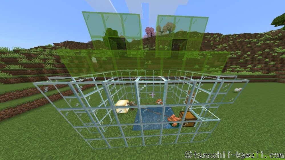 黄緑のガラスでも