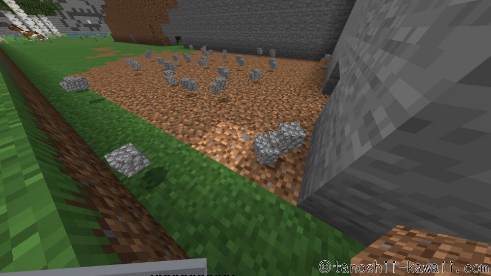 地面の掘り替え完了