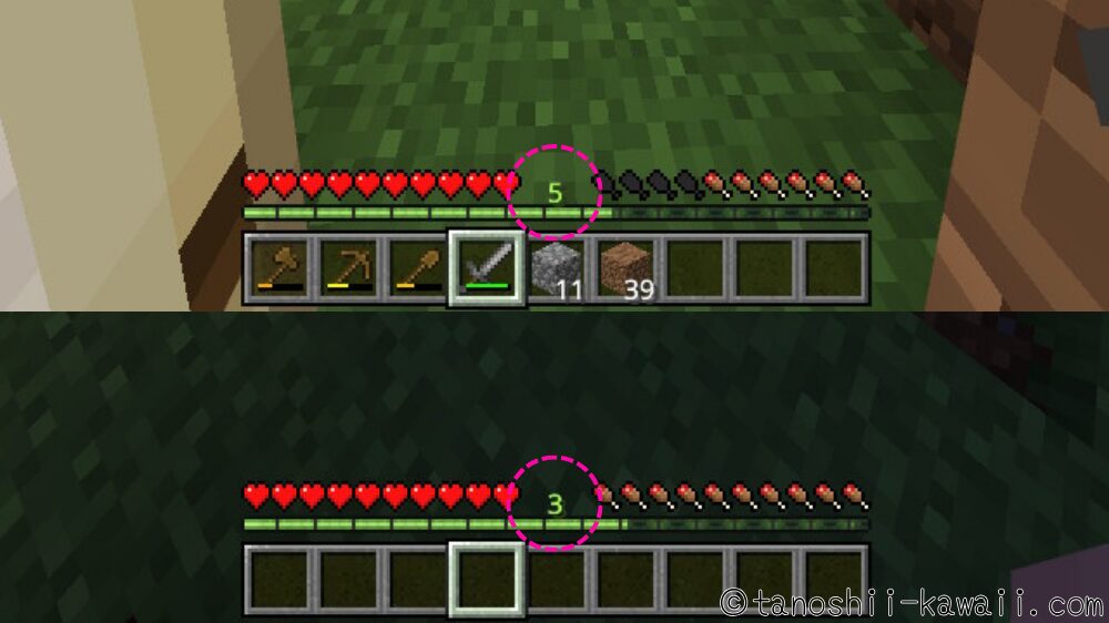 倒れると経験値が減る