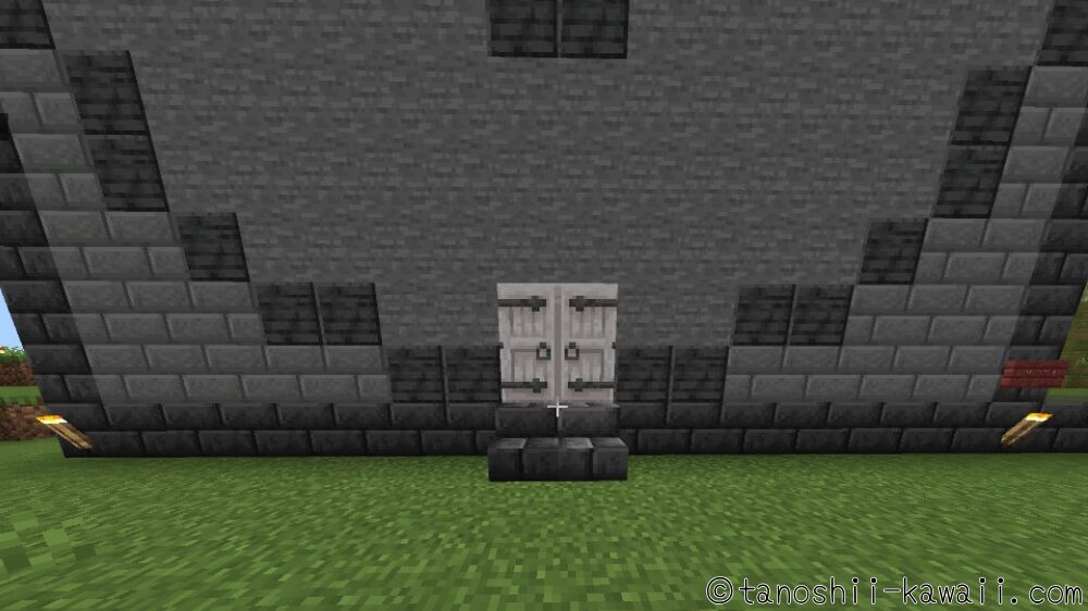 ドアと階段を置く