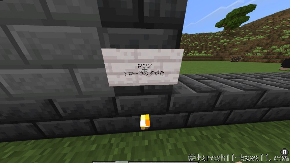 看板にポケモンの名前を書く