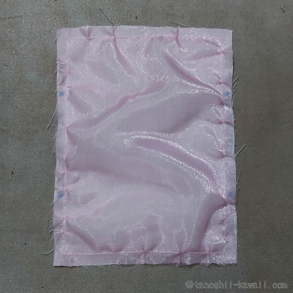 シフォンをふんわりさせる