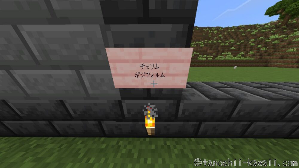 看板にポケモンの名前を書く