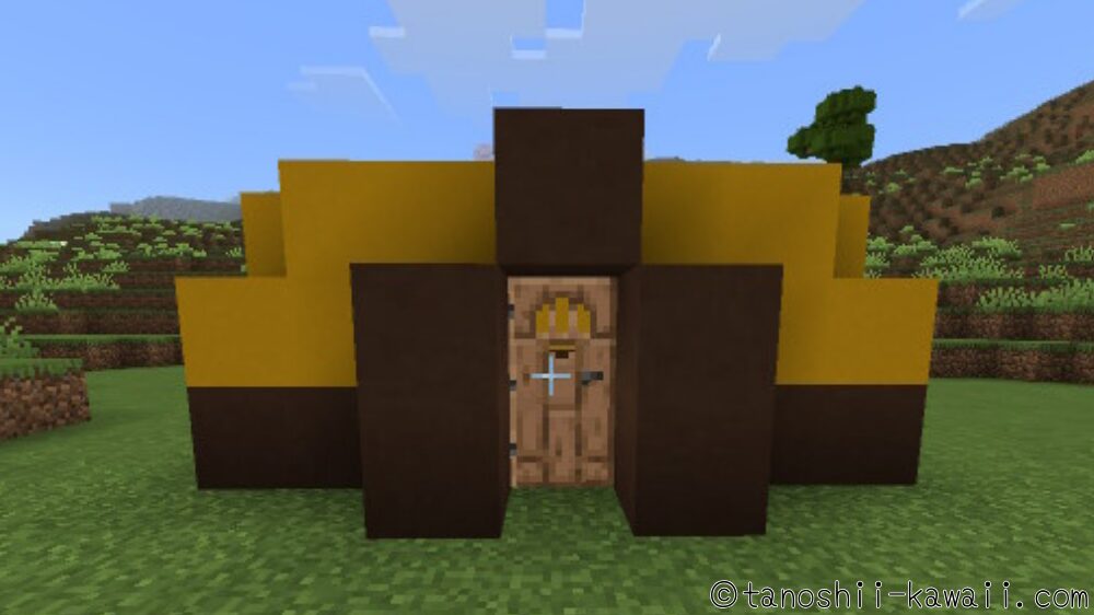 テントの出入り口