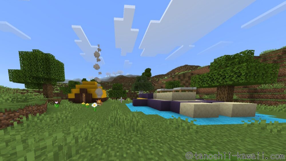 キャンプ場っぽい雰囲気に