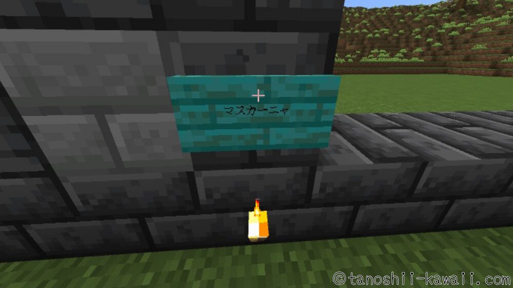 看板にポケモンの名前を書く