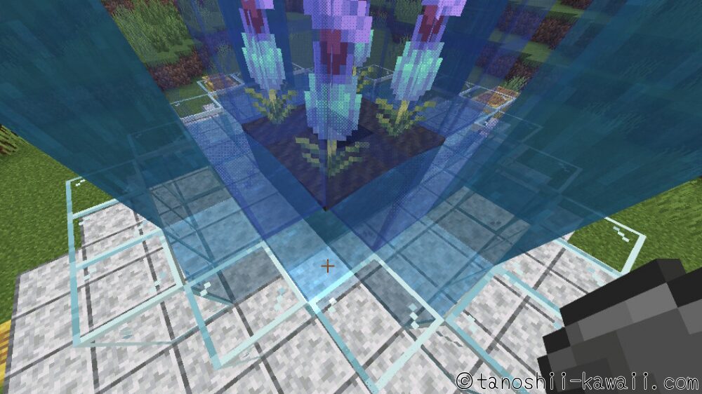 テラパゴス噴水に水を流す