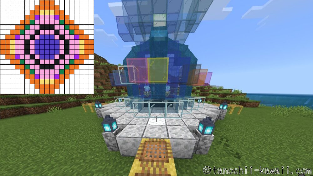 テラパゴス噴水の周り作り