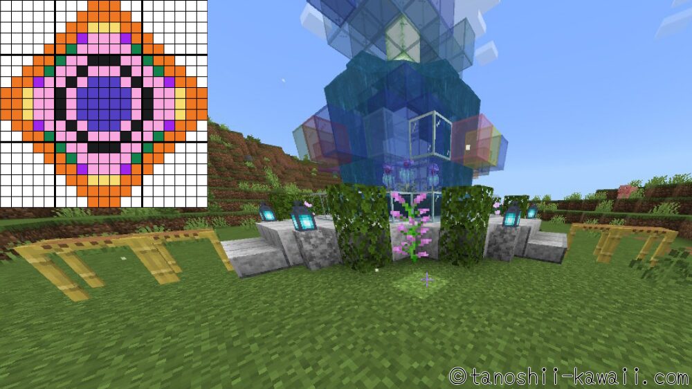 テラパゴス噴水の周り作り