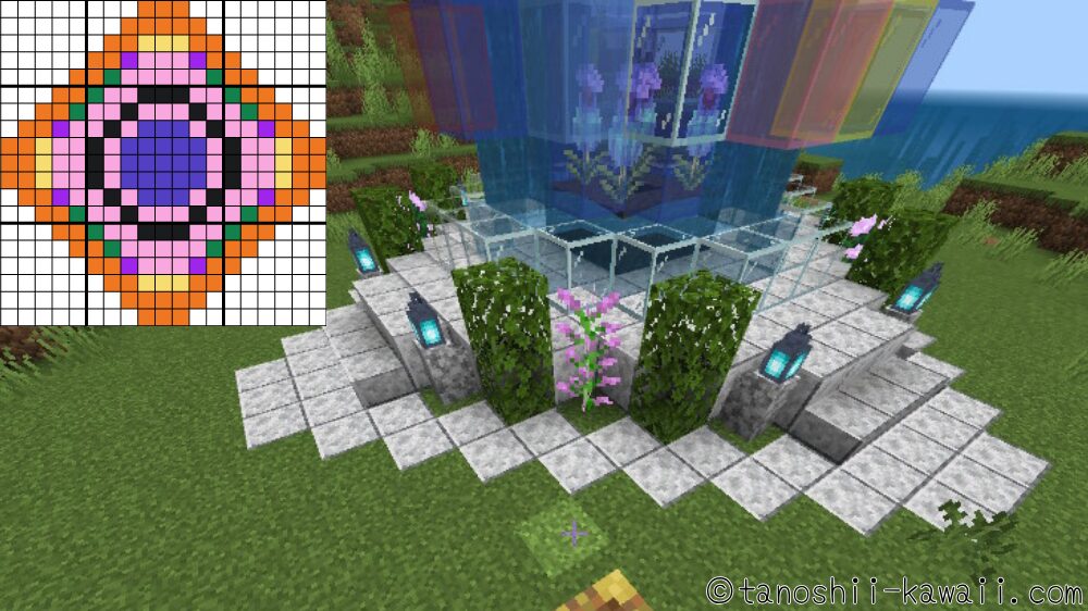 テラパゴス噴水の周り作り