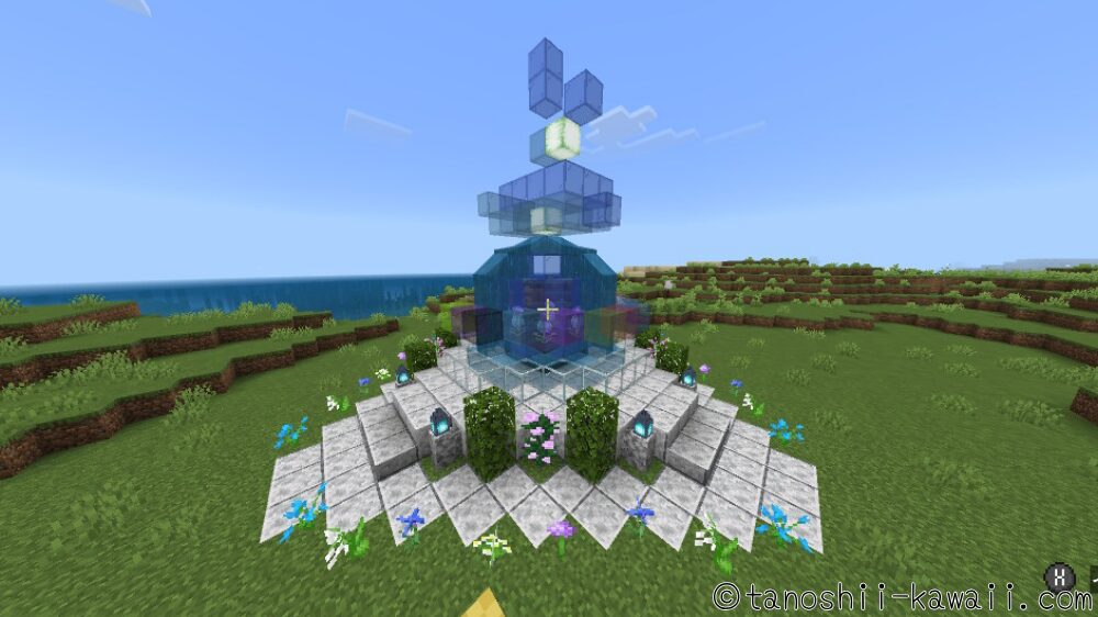 テラパゴス噴水の完成