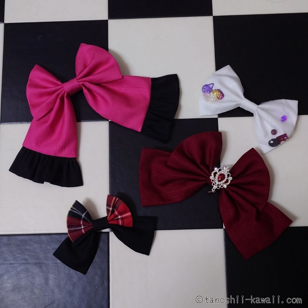 かわいいアレンジ手作りリボン４種類