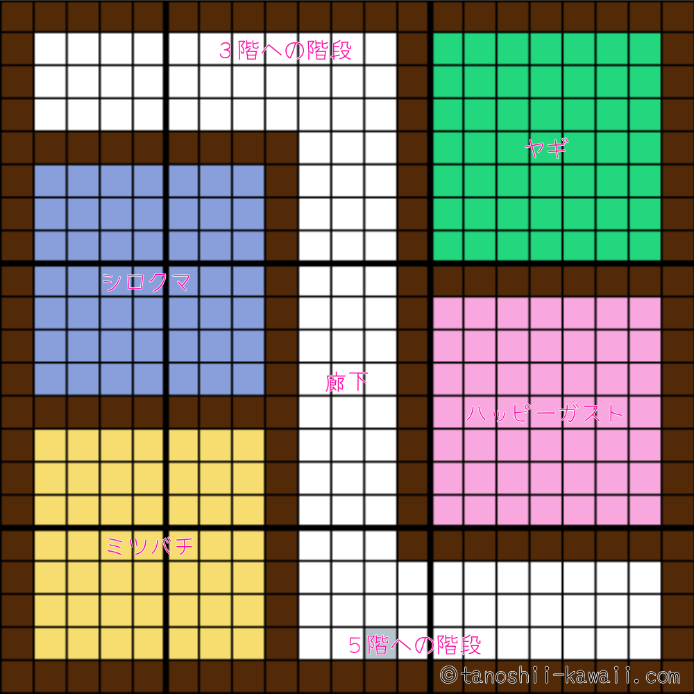 4階のマップ