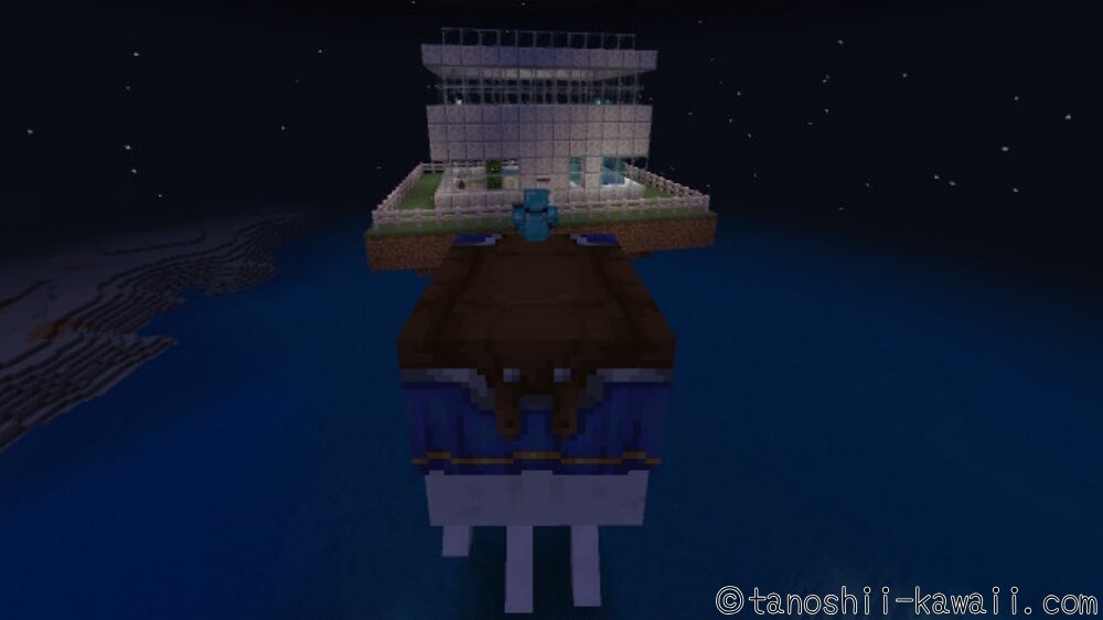 空のコテージ全体