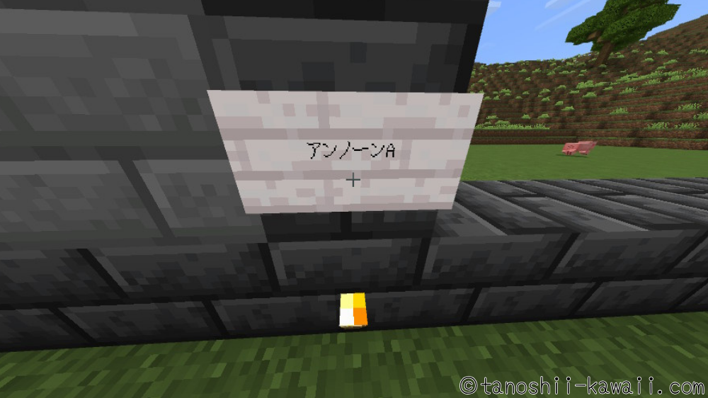 看板にポケモンの名前を書く